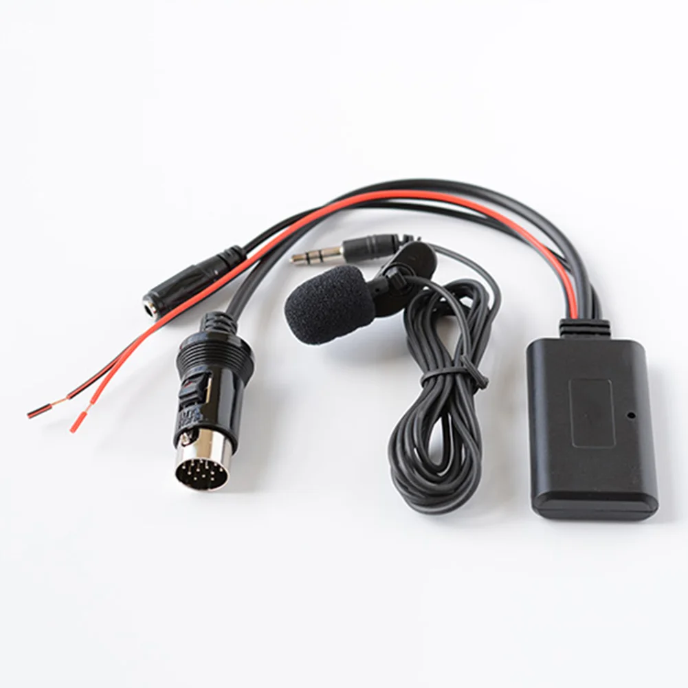 Bluetooth AUX Cable With Microphone For Kenwood 13-pin CD Stereo Bluetooth Module Aux Receiver Cable Adapter