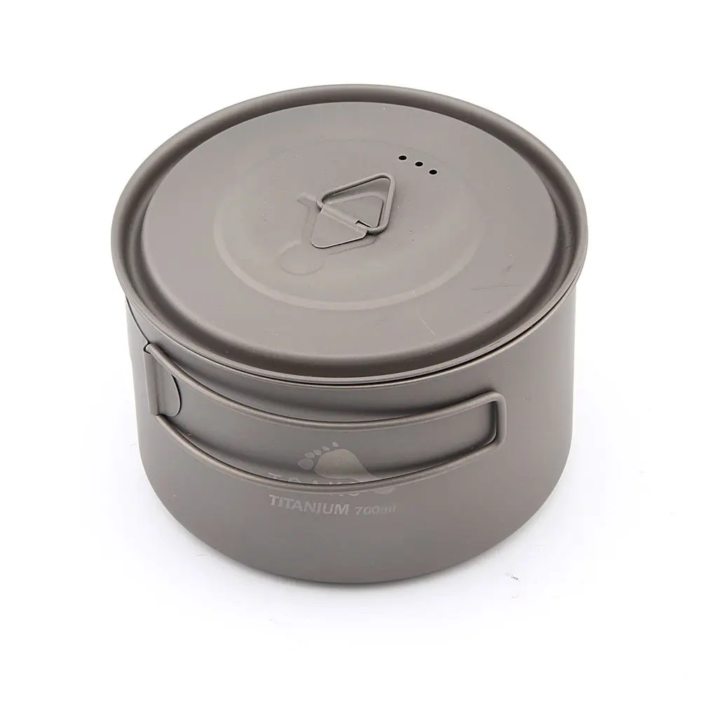 TOAKS Titanium Camping Pot and Cup(375ml, 450ml, 550ml, 650ml, 700ml, 750ml, 800ml, 900ml, 1100ml)