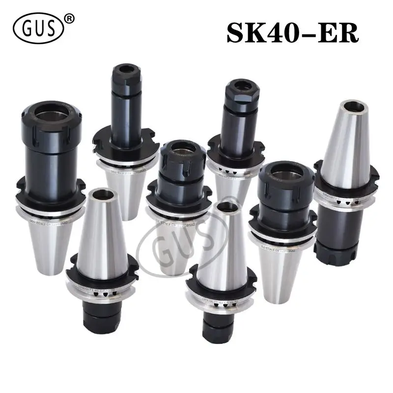 Free shipping  DIN69871 SK tool holder SK40 ER32 ER25 ER20 ER16 high precision spring holder tool holder milling tool