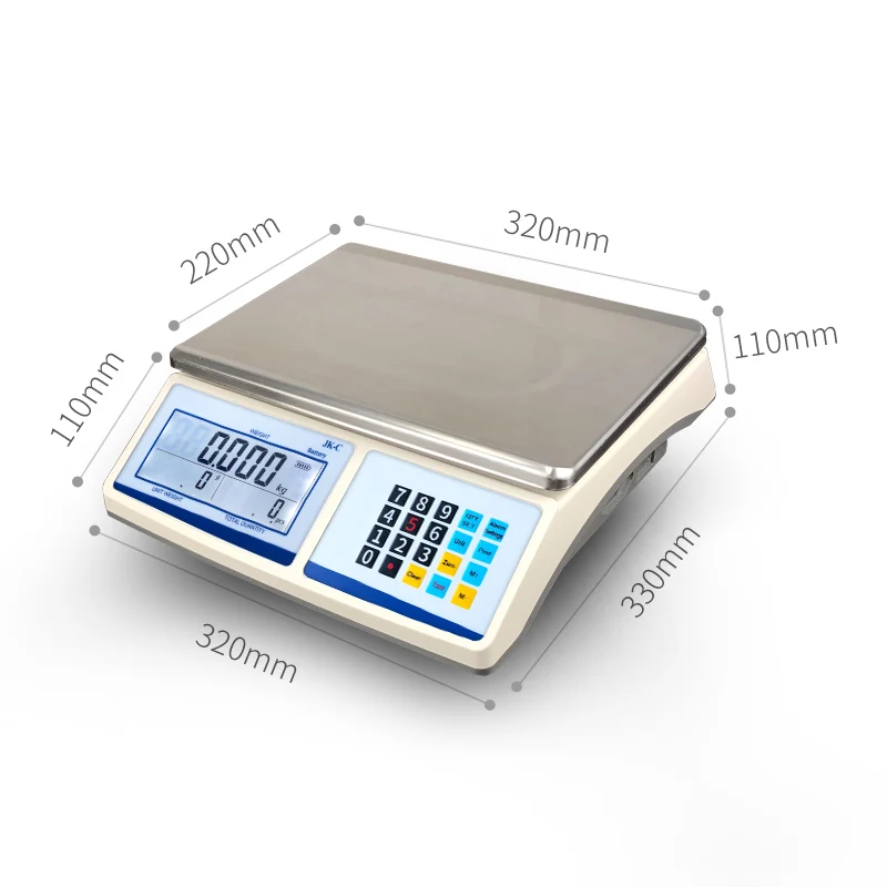 Counting scales electronic scales precision industrial electronics weighing 30kg weighing scales 10kg high-precision balance sca