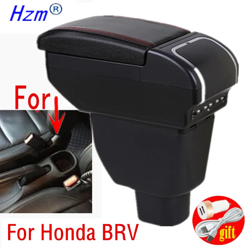 For Honda BR-V Armrest box For Honda BRV Car Armrest box central Storage box Interior Dedicated Retrofit parts Car Accessories