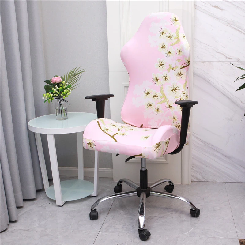 

2pcs/set Gaming Chair Spandex Elastic Cover Office Chair Cover Armchair Covers Slipcovers Housse de Chaise кресло компьютерное