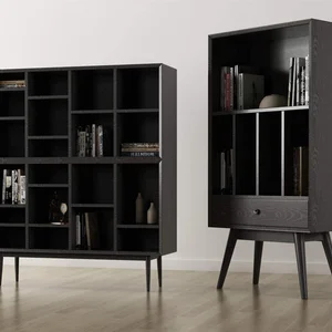 Black peel and wooden stick, self -adhesive movie for furniture, real wooden, easy to clean, decorative surfaces 6 Main Sales Pelicula for Wood Table - №1