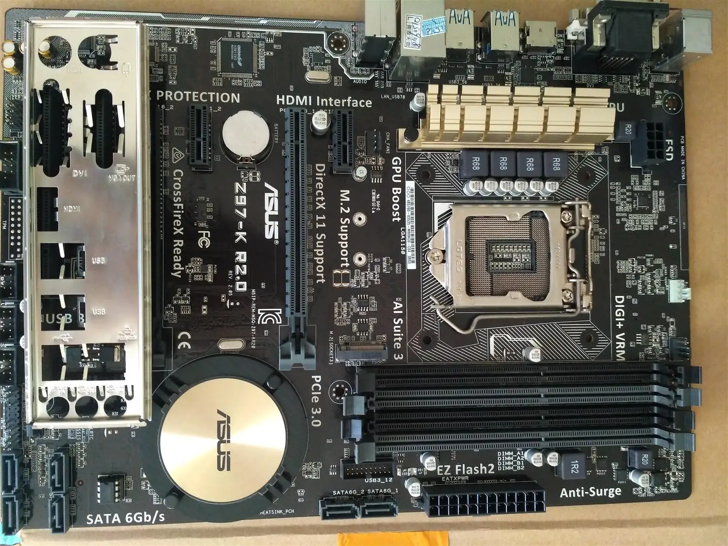 Asus Z97-K R2.0/z97k ランダムに送信 デスクトップマザーボード Z97 Asus Z97-K R2.0/z97k ランダムに送信 デスクトップマザーボード Z97