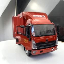 1/24 Sinotruk HOWO Light Truck Collection Car Model Adult Collection Children's Toys aluminum alloy Van car model