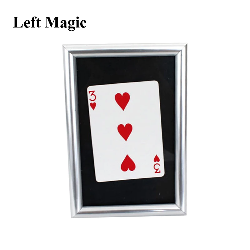 Signed Card Thru the Frame Magic Tricks Signed Card Appear Inside Frame Magia Magician Stage Gimmick Prop Illusion Mentalism Fun