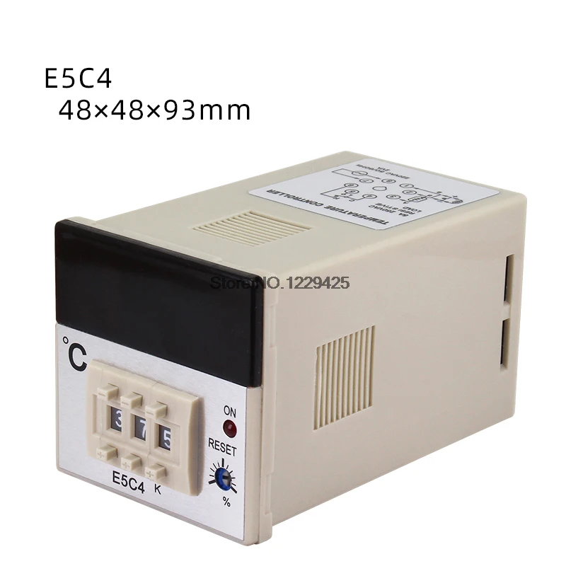 Temperature Control Table E5C4 Digital Display Temperature Dial Code Regulating Relay Output 8 Pin