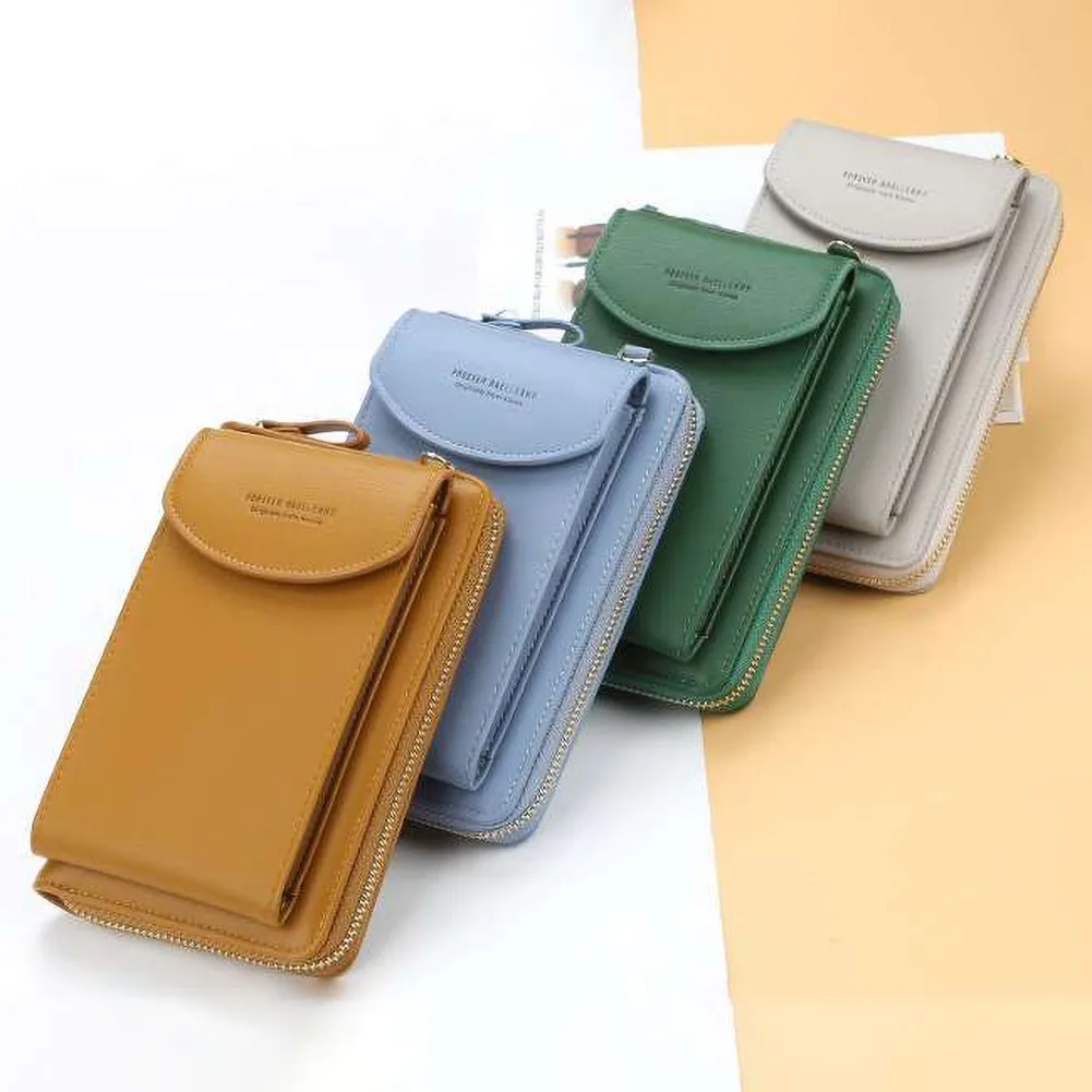 Pu Leather Phone Pocket Small Shoulder Bags for Women Female Crossbody Bag Ladies Mini Messenger Purse