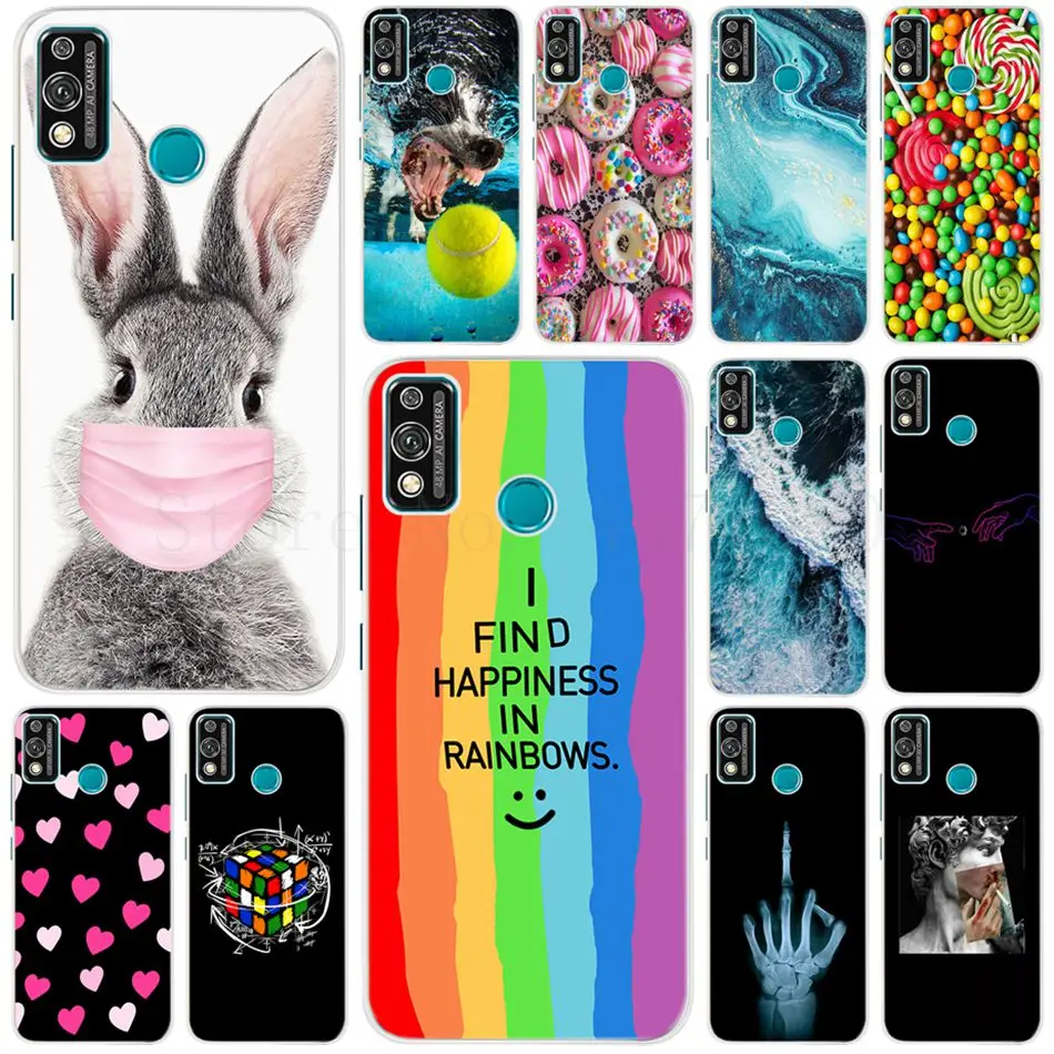 Slim Soft Silicone Phone Case For Honor 9X Lite JSN-L21 Funda Back Cover Bumper For Huawei Honor 9X Lite 9 X Lite Honor JSN-L21