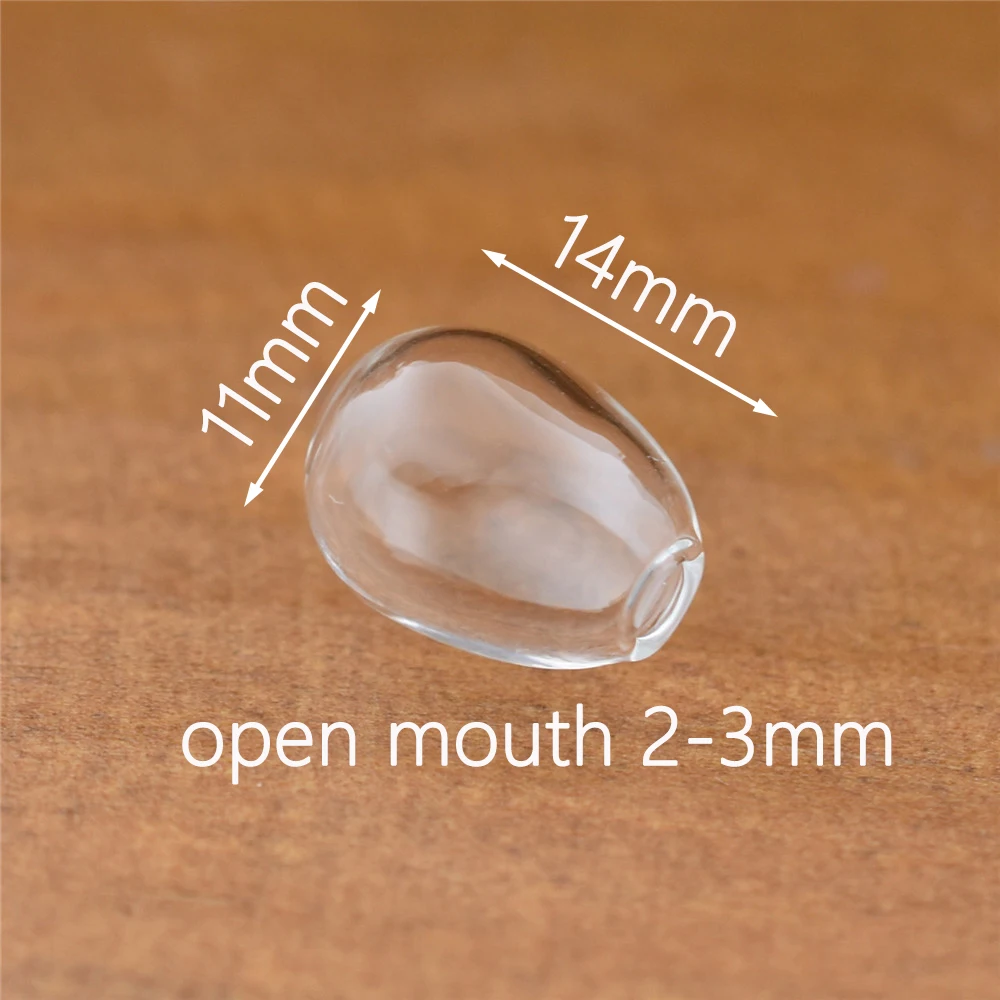 2sets apple water drop shape hollow glass ball with silver color cap set glass vials pendant glass bottle jewelry findings