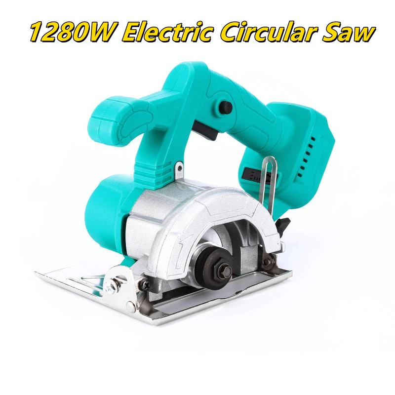 1280W 110mm Electric Circular Saw Machine Cutting Machine 6800RPM Marble Machine Woodworking Sawing Porcelain Drill Disc Saw