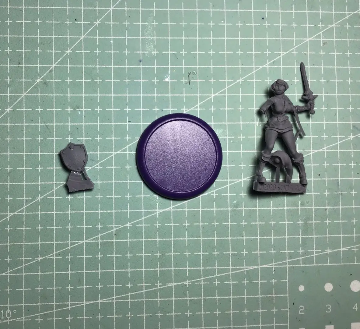 30mm base , Resin Model Figure GK， Unassembled and unpainted kit