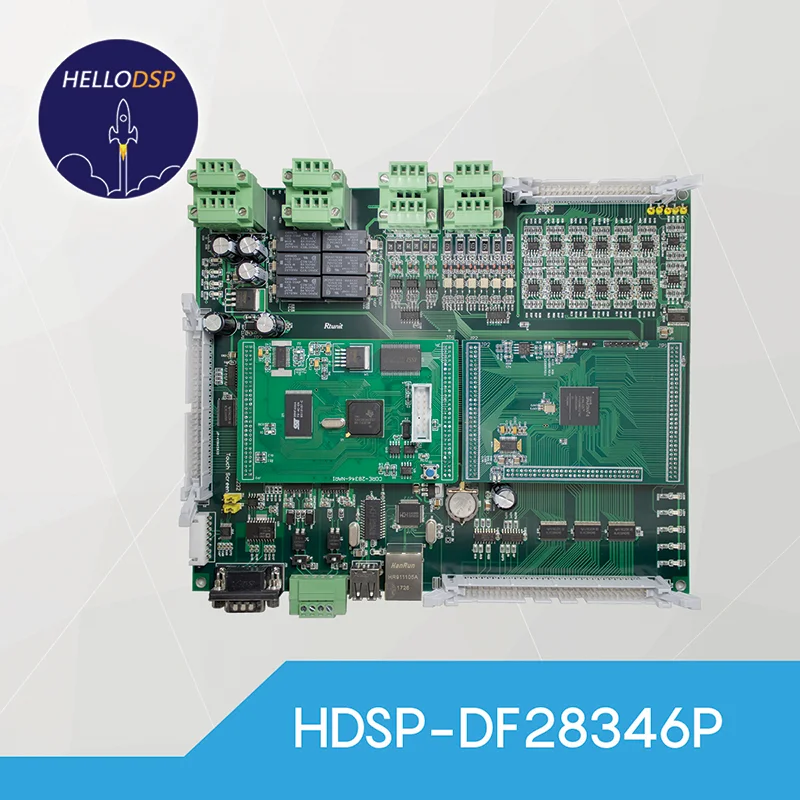 DSP + FPGA dual core industrial control board hdsp-df28346p 60 channel PWM tms320c28346