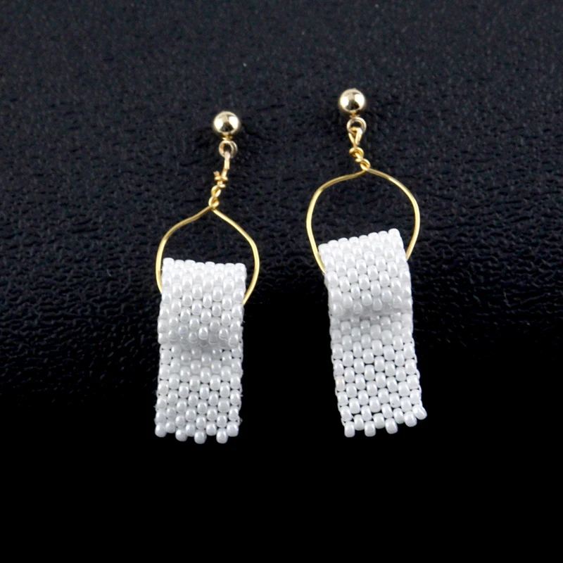 Creative 3D Roll Paper Dangle Earrings Girls Geometric Drop Earrings Women Toilet Paper Towel Studs Funny Earrings