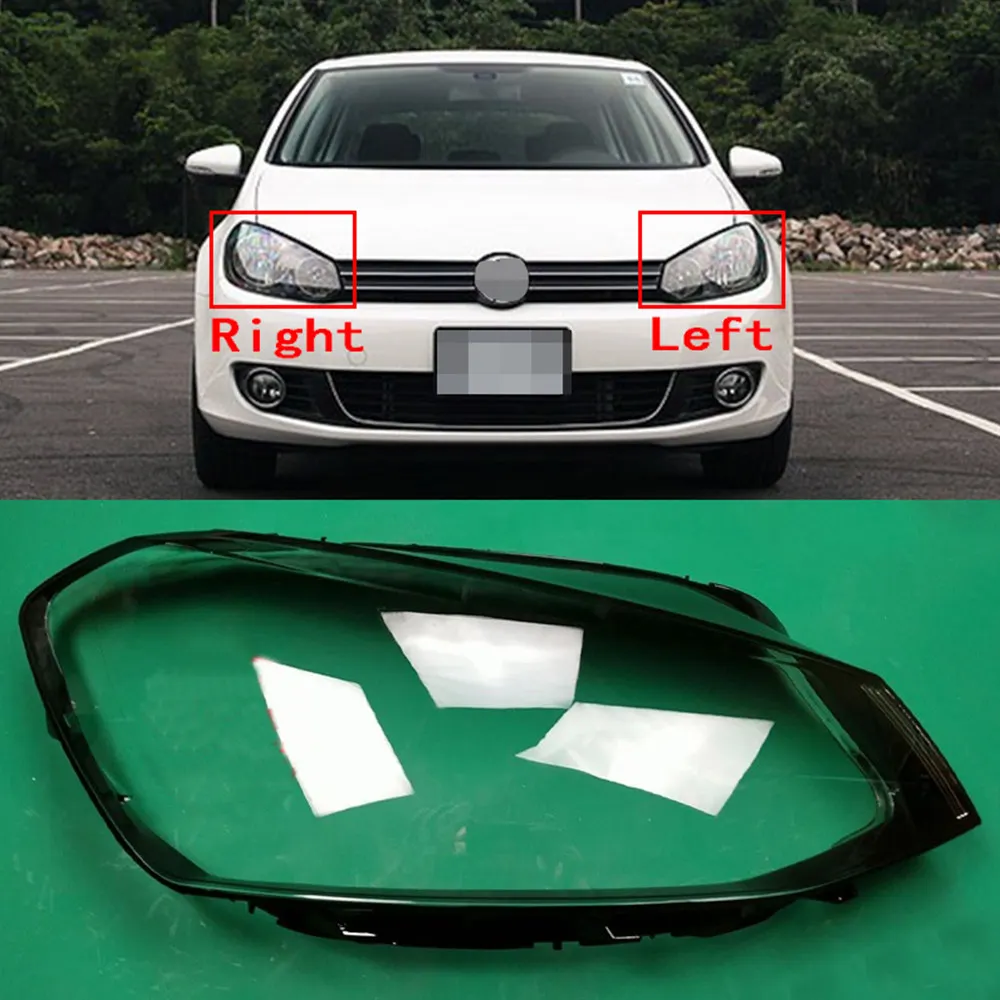 

Headlamp Cover Lamp Shade Front Headlight Glass For Volkswagen Golf 7 VW MK7 GTI 2014 2015 2016 2017 Headlight Lens