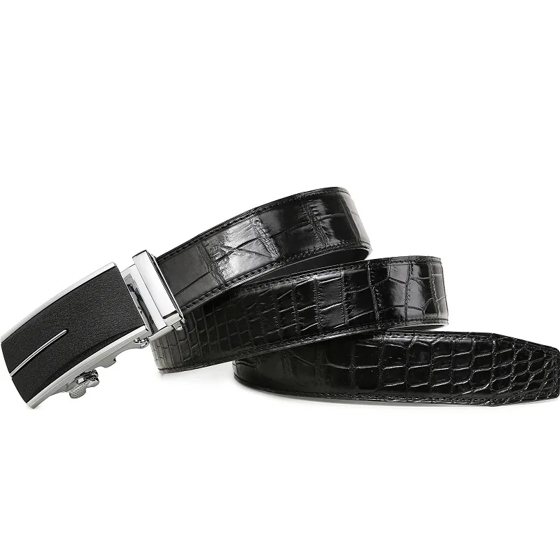 linshe crocodile men belt  male  Automatic buckle  men belt male  youth  business  leisure  Men belt