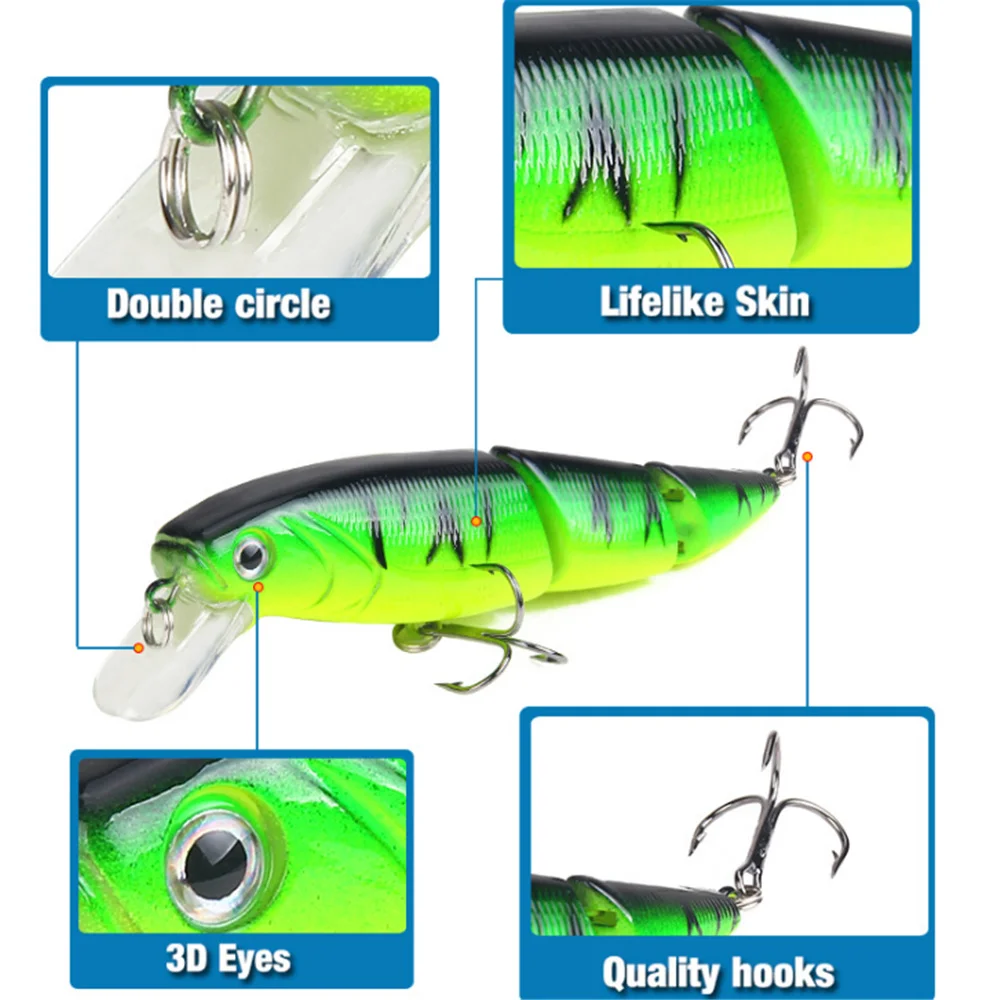 Crankbait duro nadador – Señuelo artificial para spinning - imagen 2