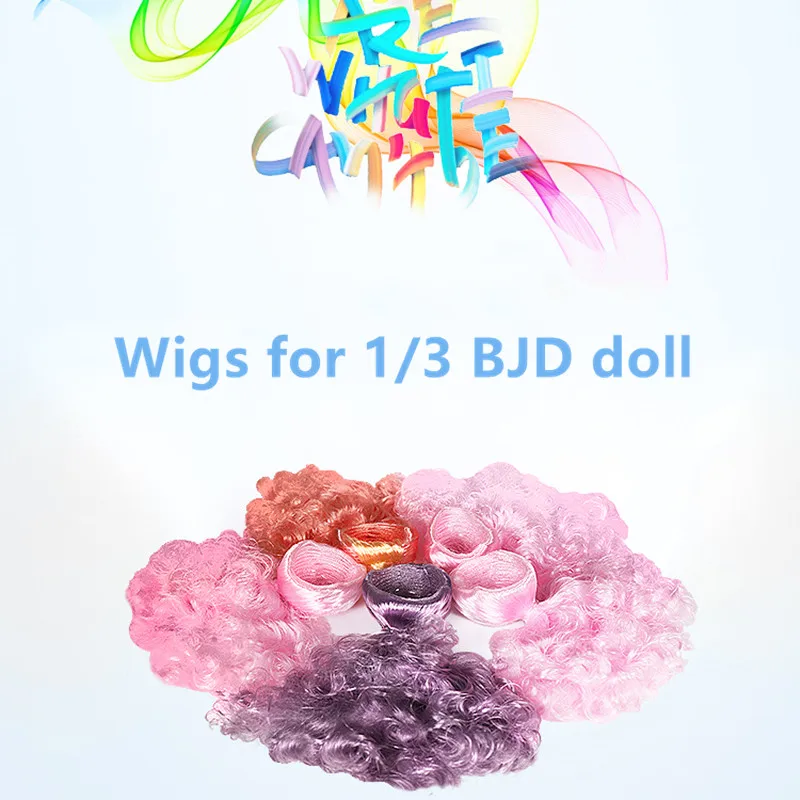 

DBS 1/3 BJD Wig Hair Fashion Style Long Wave High Temperature Fiber hair for AS doll girl gift