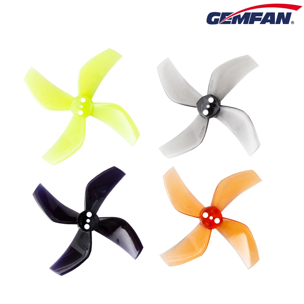 2Pairs Gemfan Hurricane 2020 4-blade Propeller Props 1.5mm Shaft for BetaFPV Beta85X RC Drone