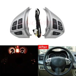 Cruise Control switch steering wheel buttons for Mitsubishi ASX Outlander XL 2007-2012 audio volume phone cruise car accessories