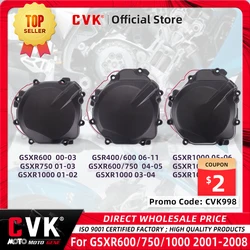 CVK cache moteur moteur Stator couverture côté pour SUZUKI GSXR600 GSXR750 GSXR1000 GSX-R 600 750 1000 2000 2001 2002 2003 2004 2005