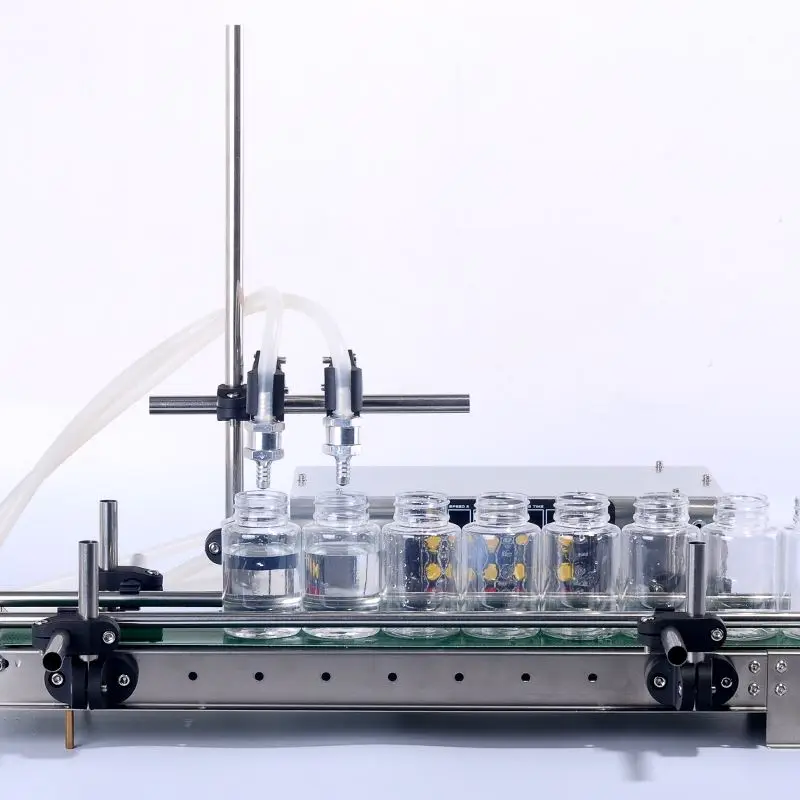 

Automatic Double Head Liquid Filling Machine High Temperature Heat Resistance For Perfume Essential Oil blink eye drops