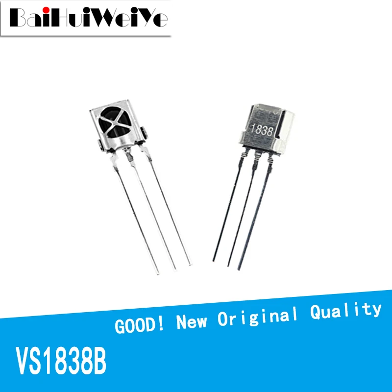 10Pcs/Lot Universal IR Infrared Receiver TL1838 VS1838B VS1838 1838 38Khz HX1838 Wholesale Infrared Sensor