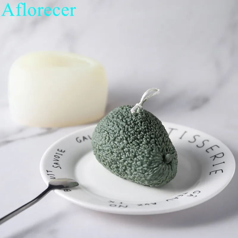 Avocado Silicone Candle Molds DIY Fruit Cake Molds Soap Molds Silicone Rubber Crafts molds