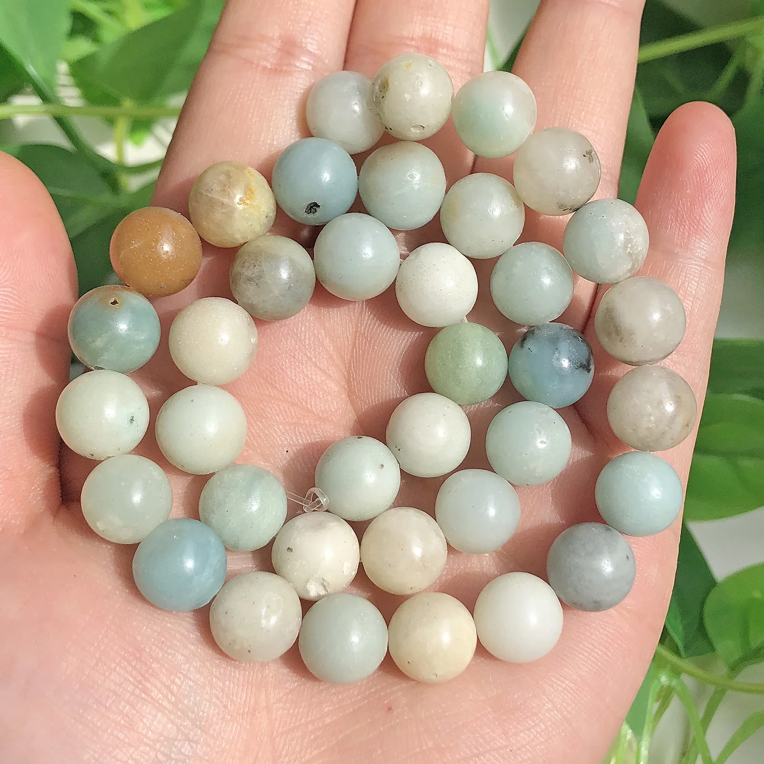 Natural Colorful Amazonite Stone Beads Round Loose Spacer Beads For Jewelry Making Diy Bracelet Earring 4/6/8/10/12mm 15inch