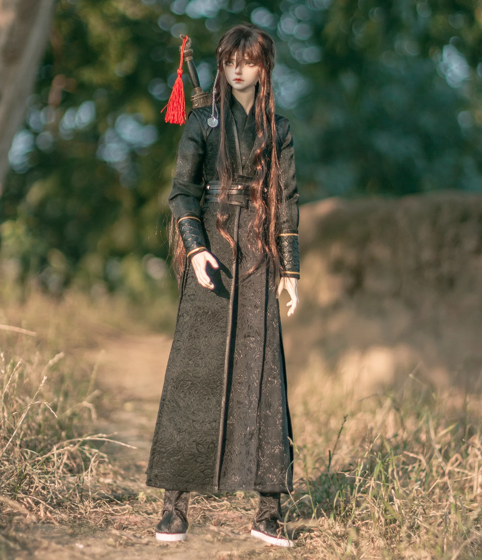 

1/3 Scale BJD Clothes Ancient Costume Hanfu Handsome Samurai Outfit For BJD/SD POPO68 SSDF ID75 Strong Uncle Doll C1343