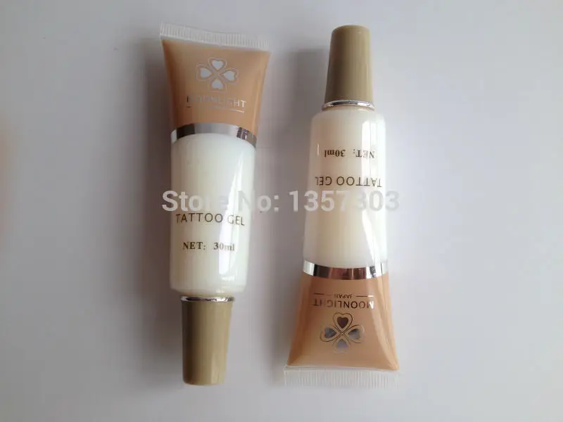 2pcs White color Glitter glue Tattoo Gel (30ml/bottle) for Body Paints for Temporary Tattoo Kit Body Art Kit Tattooing Supplies
