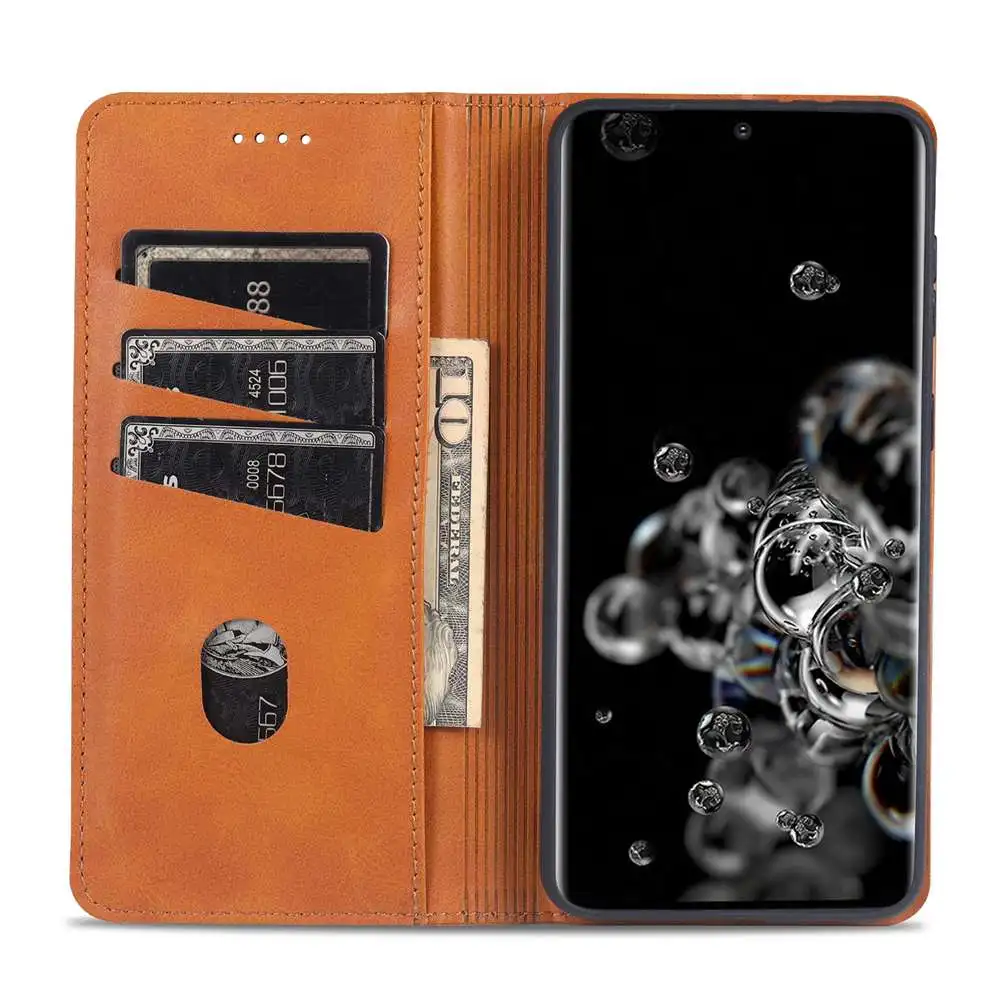 Magnetic Flip Case For Samsung Galaxy S21 S20 S23 FE S22 S24 Ultra S10 S8 S9 Plus S23FE S21FE S20FE Case Wallet Leather Cover