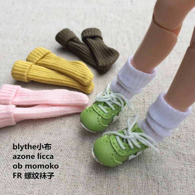 New Candy Colors Doll’s Shorts Socks for blyth, azone, Licca, Barbies,Doll Socks Clothes accessories for 1/6 dolls