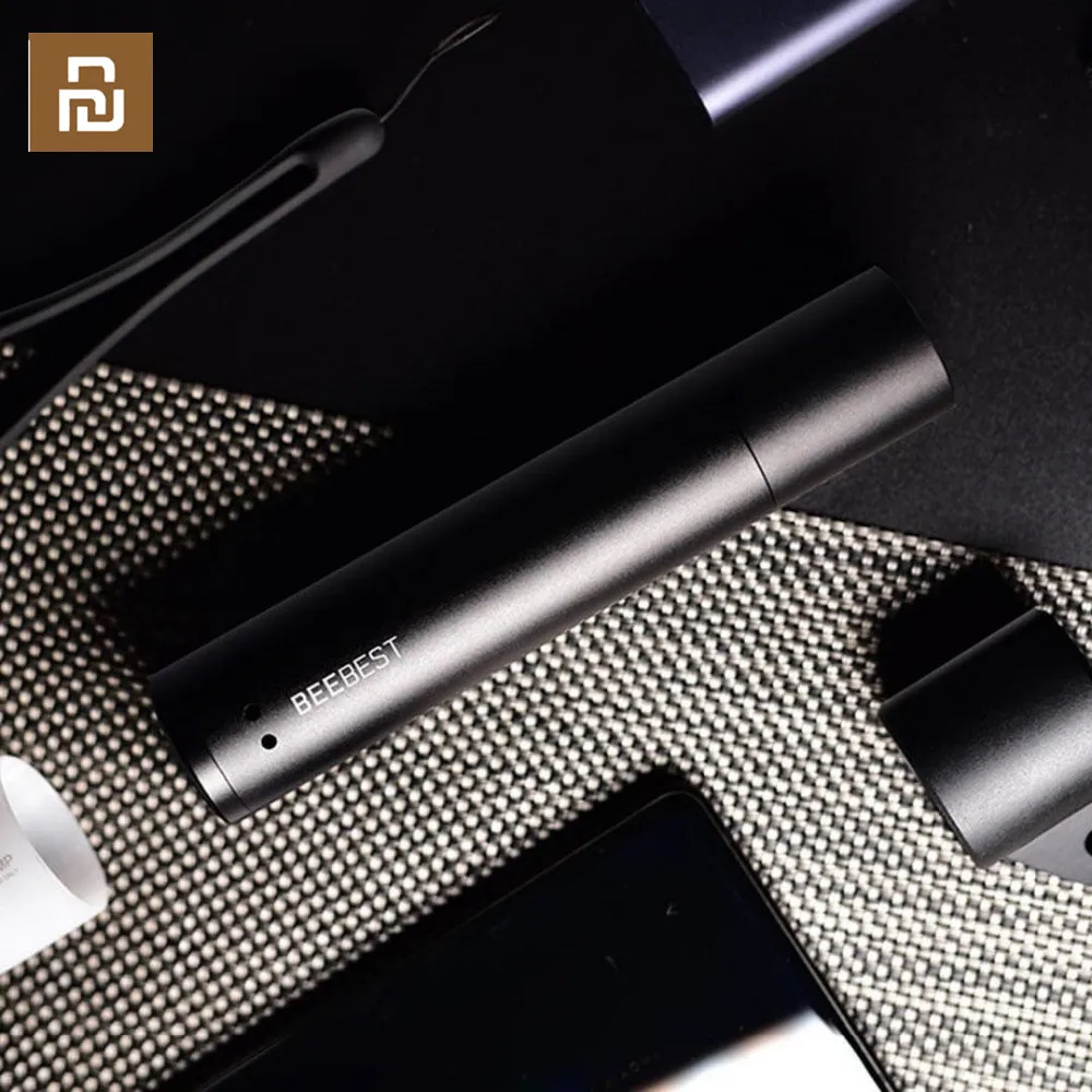 Youpin BEEbest-مصباح فلاش 1000 لومن ، 5 موديلات ، زوومابلي ، متعدد الوظائف ، محمول ، EDC مع ذيل مغناطيسي وضوء دراجة