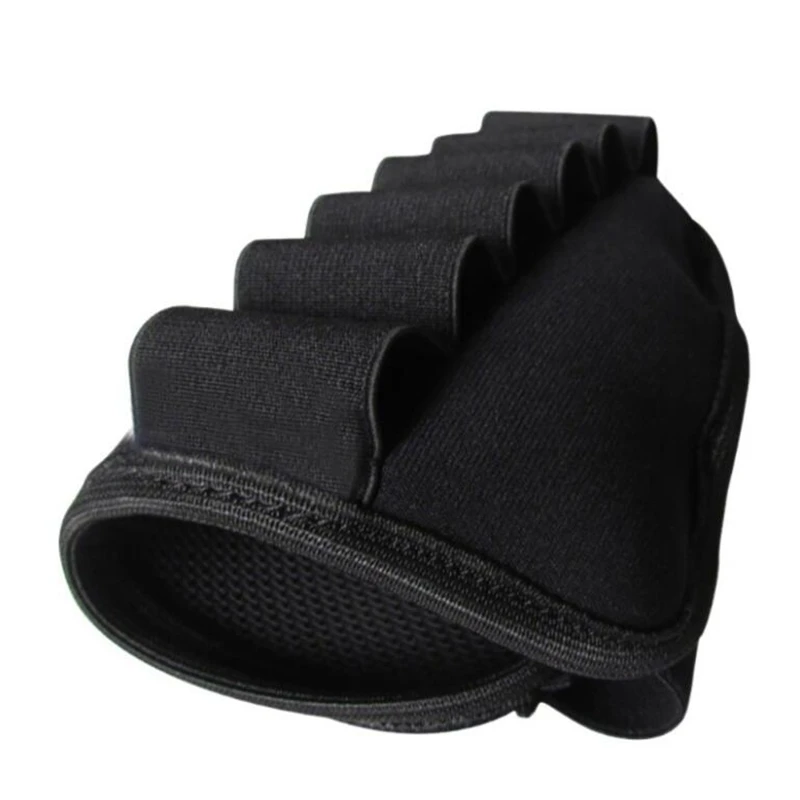 Tactical Buttstock 12 Gauge cartucce Holder Pouch Holster Shell Cheek Rest Bag Bandolier Magazine Pouch accessorio per la caccia