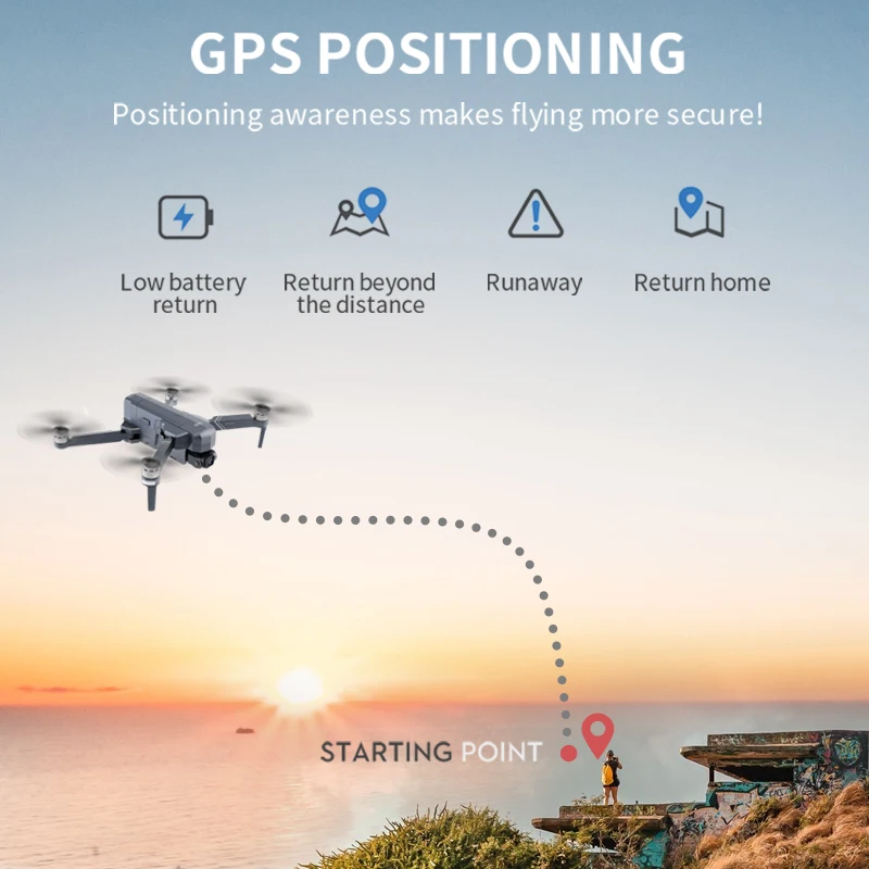 SJRC F11 / F11S 4K Pro GPS Drone 4K Profesional 5G WiFi 2-Axis Gimbal  Drone With Camera 3KM RC Foldable Brushless Quadcopter