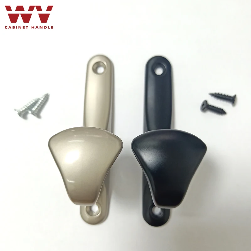 WV Black Bathroom Accessories Coat Hooks Wall Kitchen Cabinet Storage Coat Hanger Cloth Hook Decoration Wall Hook Hardware