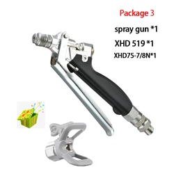 PHENDO Inline Heavy-duty Texture Gun Grc 245820 Spray Equipment Linear Texture Gun connect 3/8NPS XHD519 TIP Putty Spray Gun