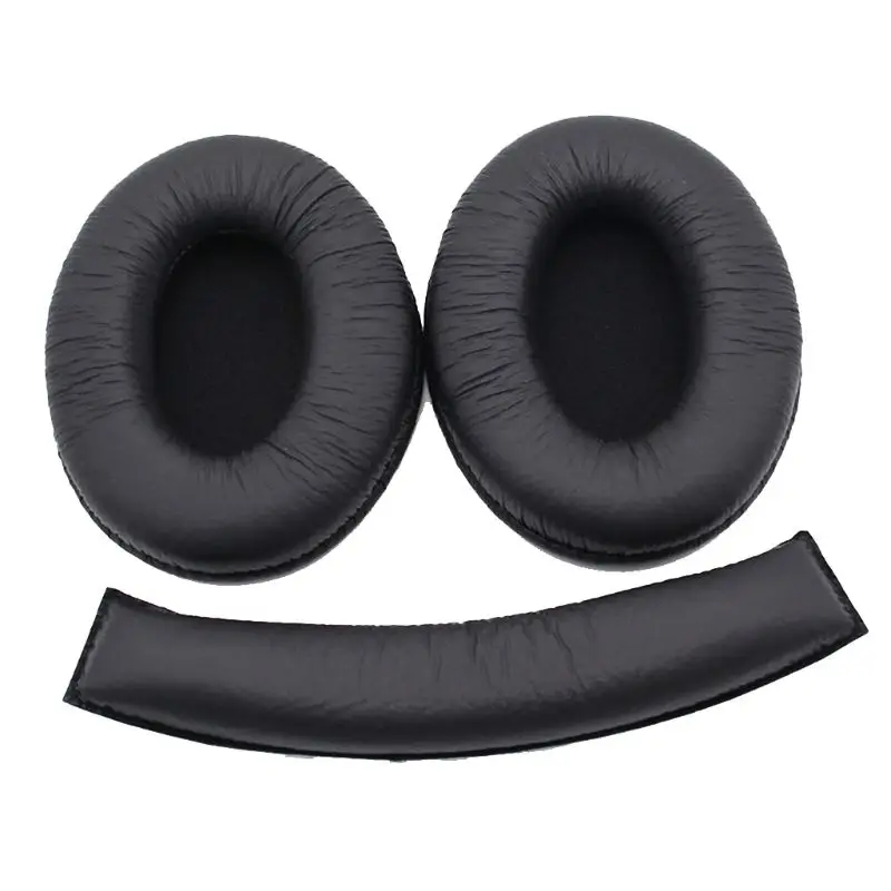 Earpad Ear Pad Earphone Soft Foam Cushion Headband Cover Head Band Replacement  for Sennheiser HD202 HD212 HD43HD497 Headphones