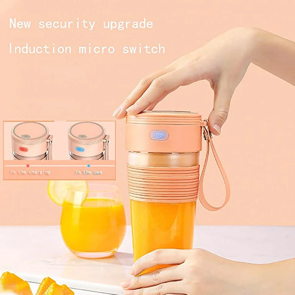 Mini Portable Blender Orange Juicer Fruit Vegetable Squeezer Multifunction Mixer Smoothie Blender Household Juice Extractors