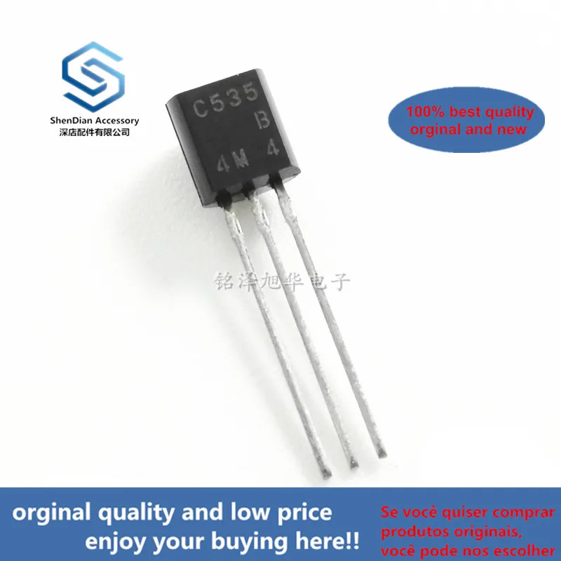 10pcs 100% orginal and new 2SC535B 2SC535C C535B/C TO-92 NPN transistor triode two models