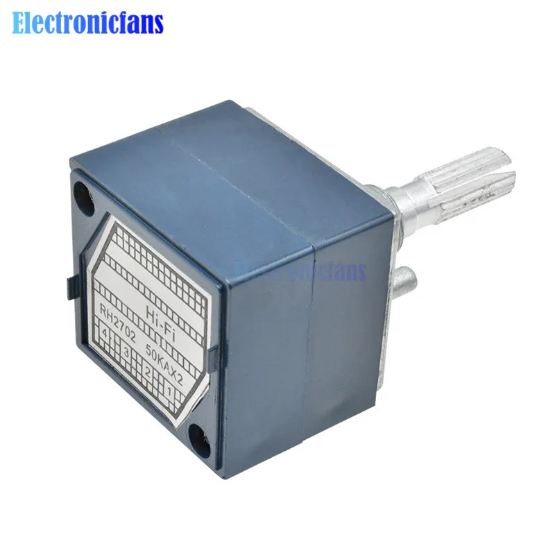 diymore 50K ALPS Rotary Potentiometer ALPS RH2702 A50K Dual 8 Feet Potentiometer Stereo Speaker Amplifier Volume Potentiometer