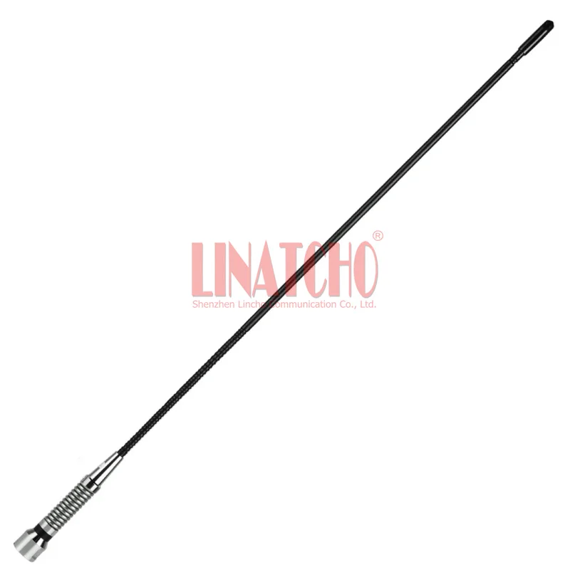 Anti-collision Bottom Spring Adjustable Top 27MHz HF CB Car Radio Marine Base Antenna PL259