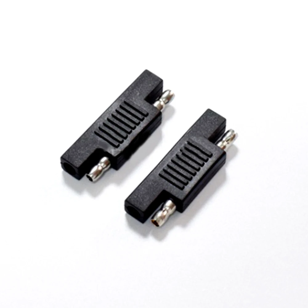 Adaptador SAE macho a macho, conector de Cable fotovoltaico, enchufe de batería Solar, conversión, cabezal de conversión Sae