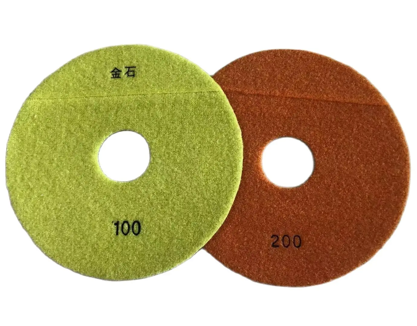 2PCS/Set 8 Inch 200mm Dry Polishing Pad Sharp Type Flexible Diamond Polishing Pad For Granite Marble Stone Sanding Disc