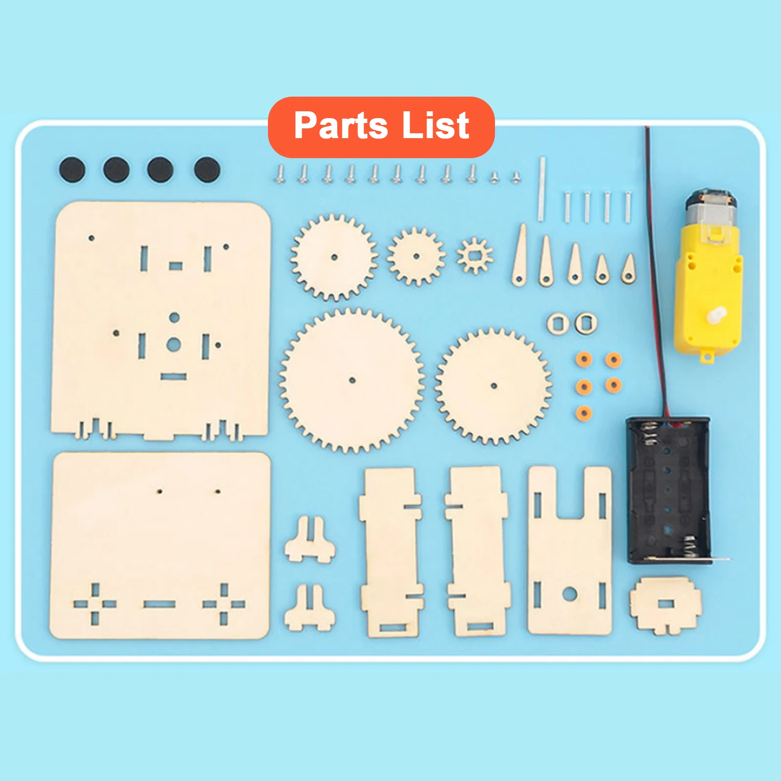 DIY 전기 기어 변속기 드라이브 모델 조립 나무 퍼즐 기계 장난감 빌딩 키트, 과학 실험 어린이를 위한 선물