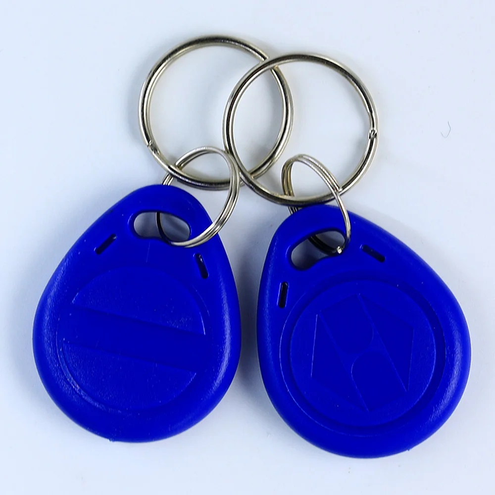(100Pcs) T5577 Rfid 125Khz Programmeerbare Smart Tags Herschrijfbare Sleutels Number2 Keyfobs