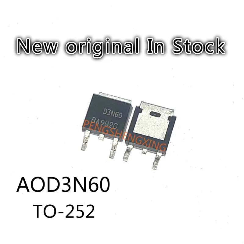 10 TEILE/LOS AOD3N60 3A 600V TO252 D3N60 Neue original-spot heißer verkauf
