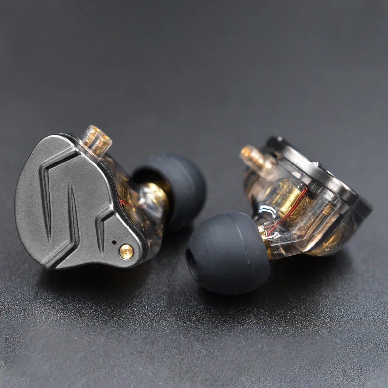 KZ ZSN Pro Hanging In Ear Monitor Earphones  Metal Technology Hifi Bass Earbuds Sport Noise Cancelling Headset ZSX Gamer Mic X