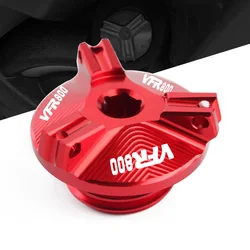 For Honda VFR800/VFR800F/VFR 800 VTEC/Fi/W1 Motorcycle CNC Aluminum Oil Filler Cap Cover